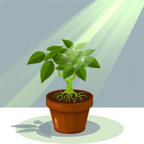A green plant