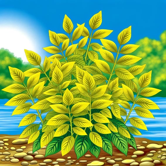 A yellow plant
