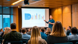 Speaker at conference about marketing-1