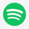 Spotify Logo in Neon Glow