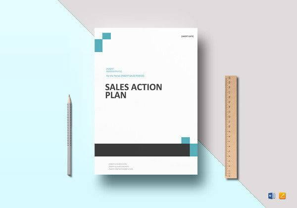 Sales Sales Action Plan example: BestTemplates