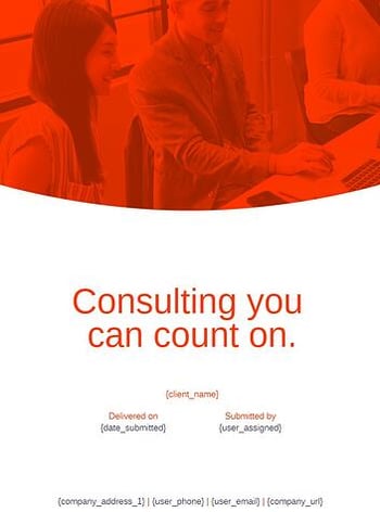 Business Proposal Templates: Business Consulting