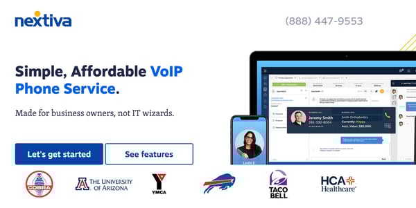 Best CRM for small business - Nextiva CRM