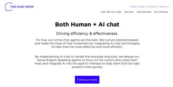 the chat shop proactive live chat tool