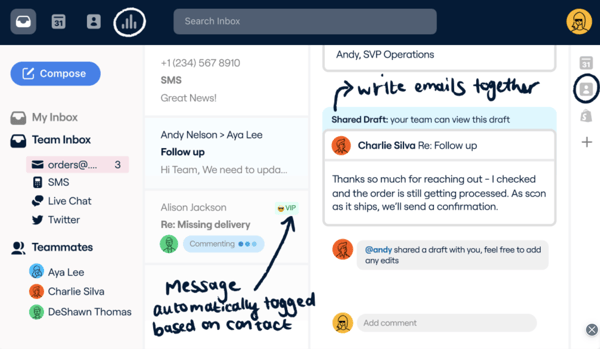 ticketing system: front