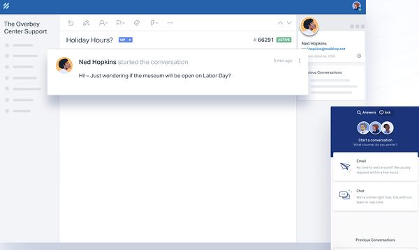 ticketing system: help scout