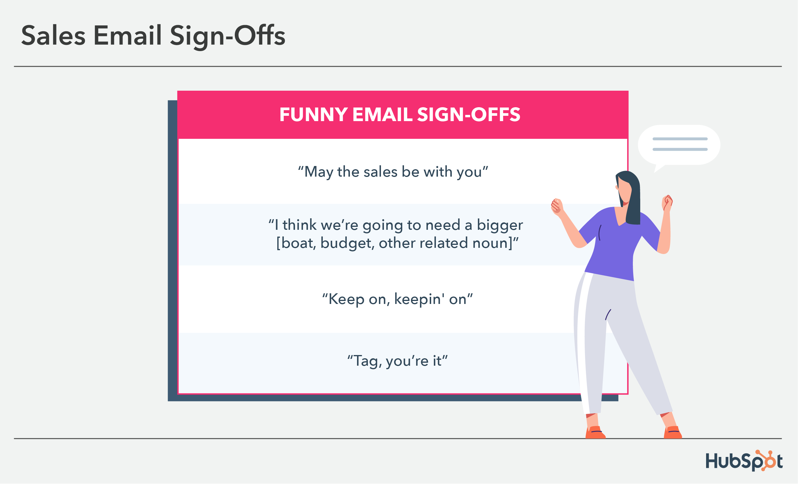 best funny sales email sign-offs