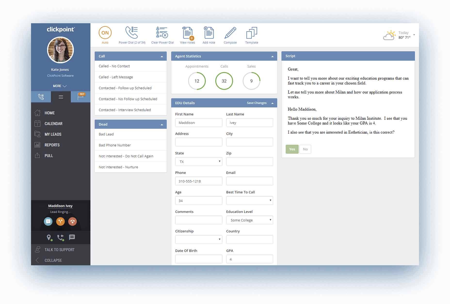 best lead distribution software, ClickPoint