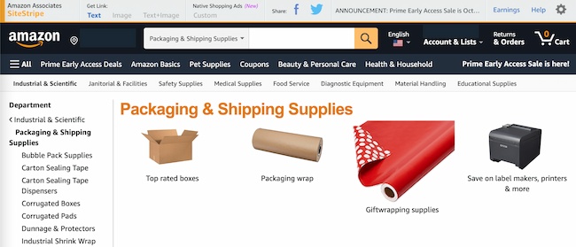 Affiliate link for Amazon example: Link to Favorite Destinations example