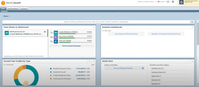 sales performance management software: xactly