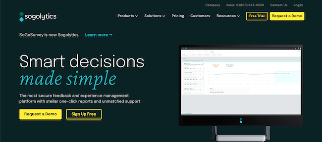free online survey tool: sogolytics