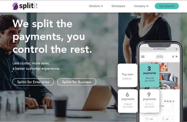 Splitit buy now pay later site