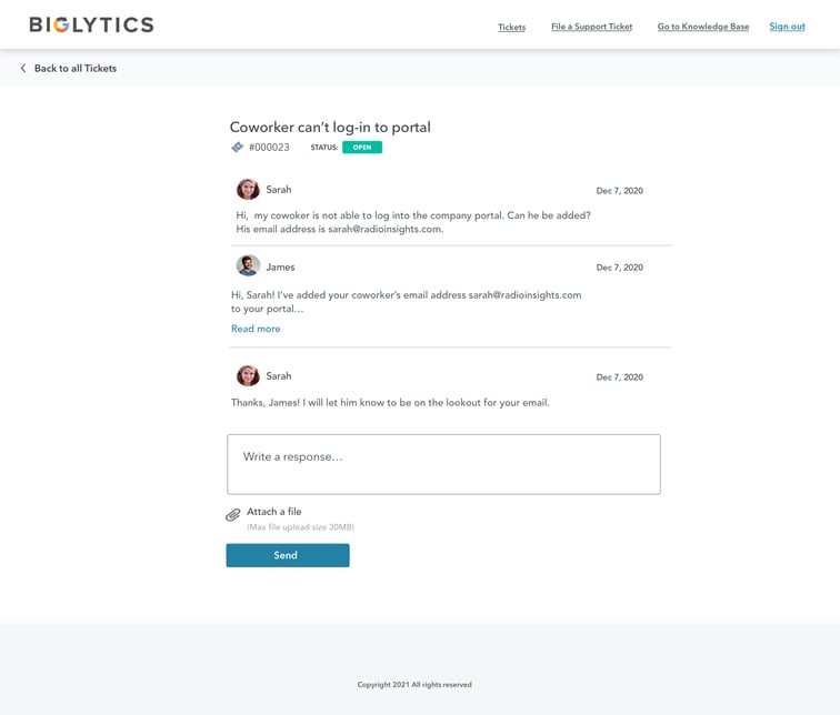 Ticket detail view_Ellie